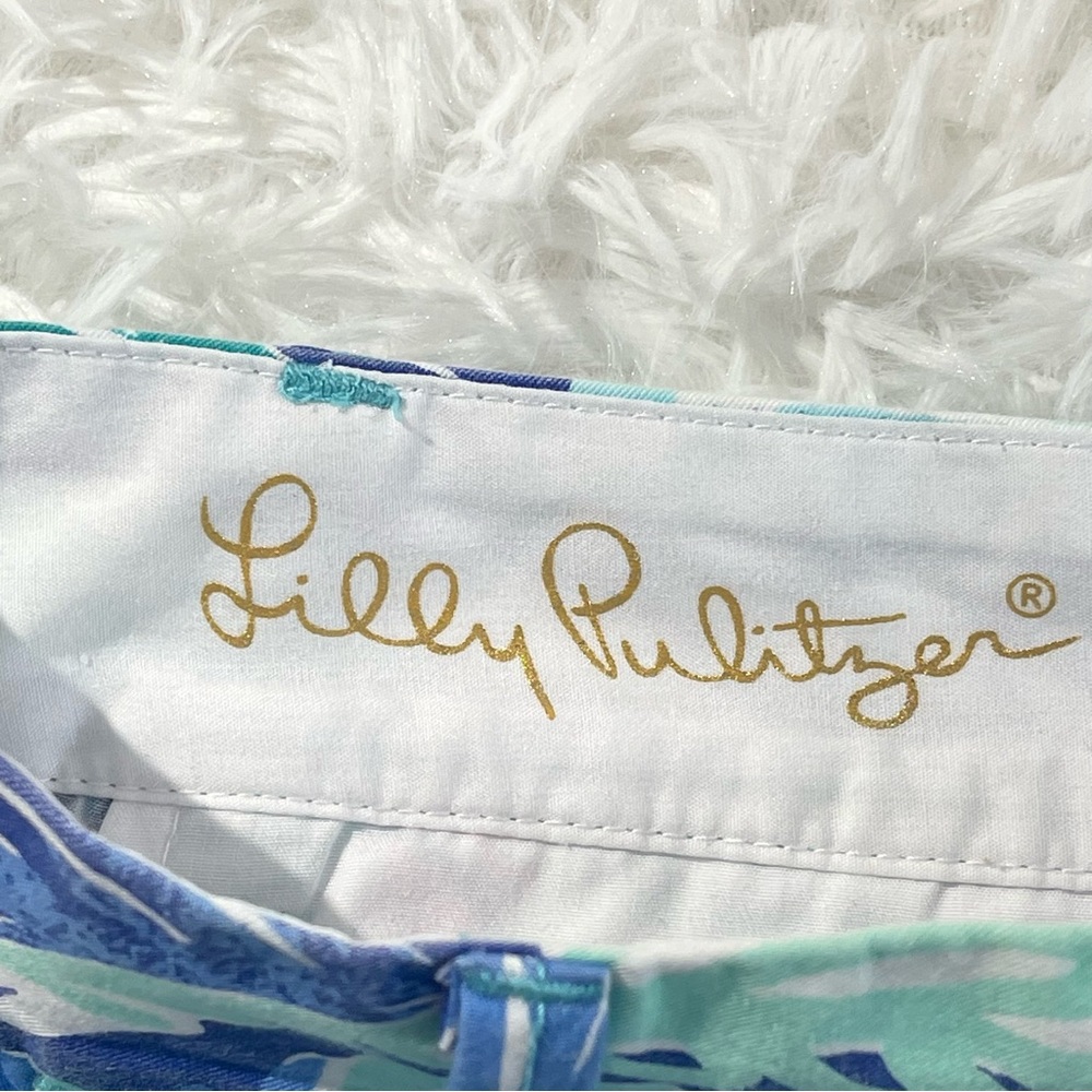 Lilly Pulitzer Jayne Shorts Womens Size 4 Lightweight As A Feather Tropical - Picture 4 of 11